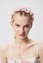 Load image into Gallery viewer, Hairband with original floral print ELEONOR cream
