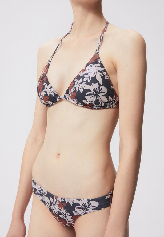 Floral bikini bottoms with low rise, DIVI in black