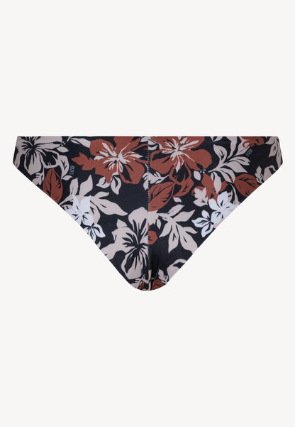 Floral bikini bottoms with low rise, DIVI in black