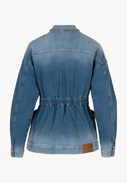 Denim jacket with original washed out effect BIKLY