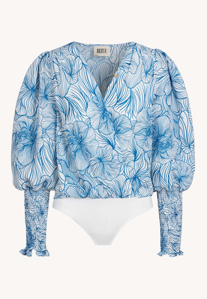 Women's floral body ALPI blue