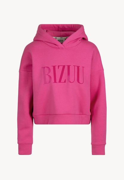 Hoodie with printed logo SAYDIN in pink