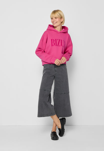 Hoodie with printed logo SAYDIN in pink