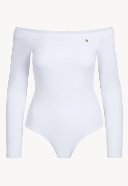 Women's long-sleeved top BETTINA in white