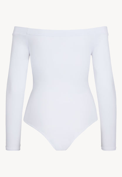 Women's long-sleeved top BETTINA in white