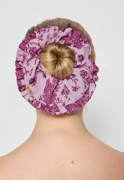 Hair tie with floral print ROSA