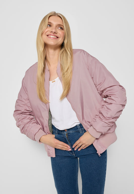 Reversible bomber jacket by SEBANNE in pink