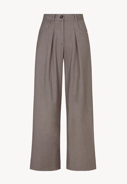 Suit trousers with belt and loops AROW in beige