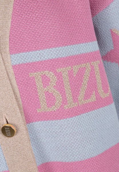 Cardigan with golden buttons RUGIA, pink