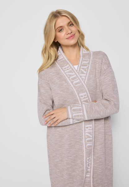 Women's cotton cardigan CALTON in beige