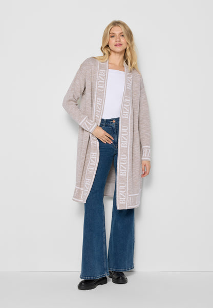 Women's cotton cardigan CALTON in beige