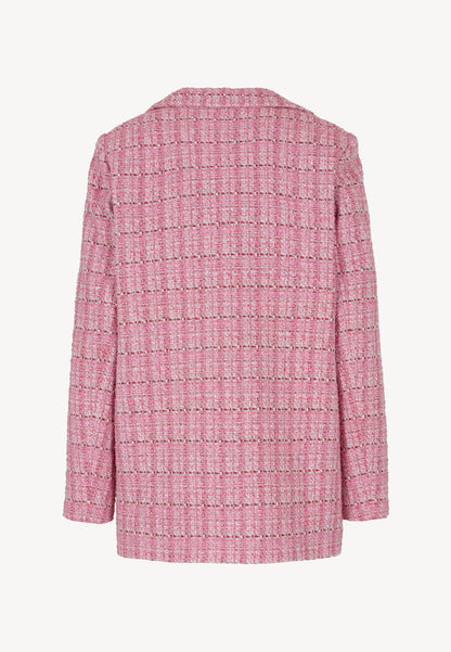 Oversized single-breasted blazer NIDYALA in pink