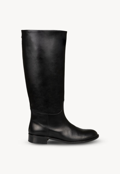 Women's leather boots ENILY, black