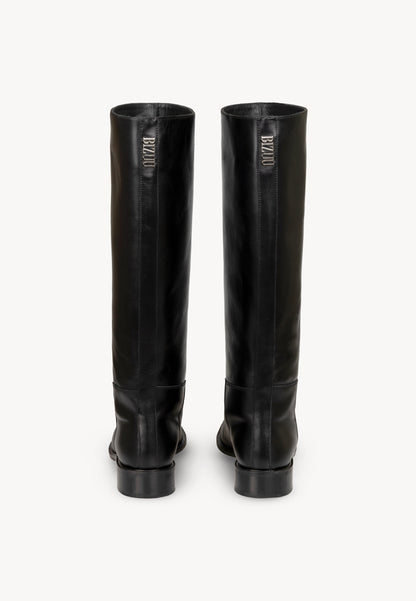 Women's leather boots ENILY, black