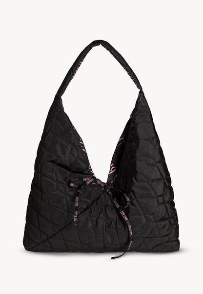 Quilted handbag TRIQA black