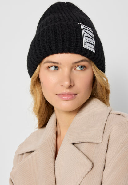 Wool blend hat LORRO black