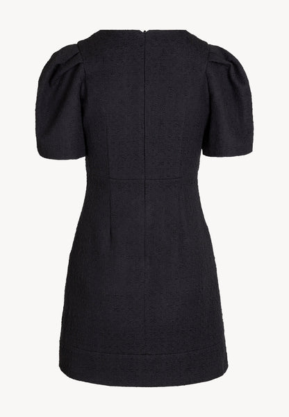 Mini dress made of tweed fabric TIBA black