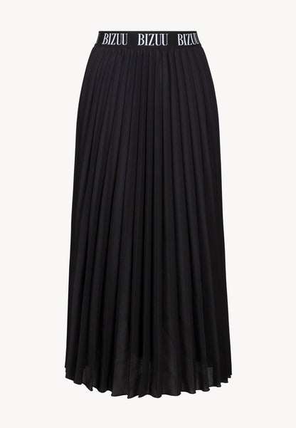 Pleated skirt with logo on the waistband LIO black