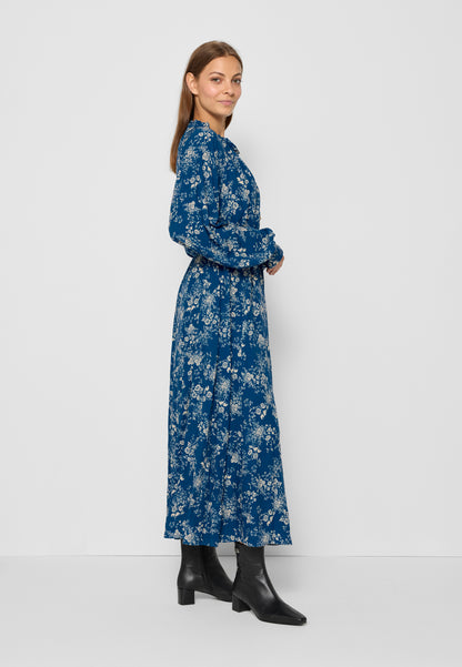 Maxi flower dress ABITTA in blue