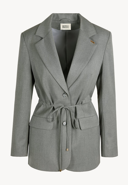 Single-breasted blazer AHREN in grey