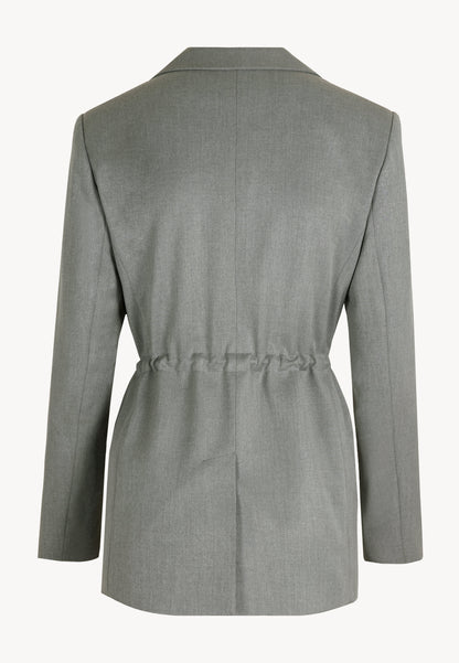 Single-breasted blazer AHREN in grey