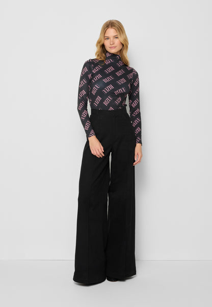 Wide-legged pants NEGRATE black