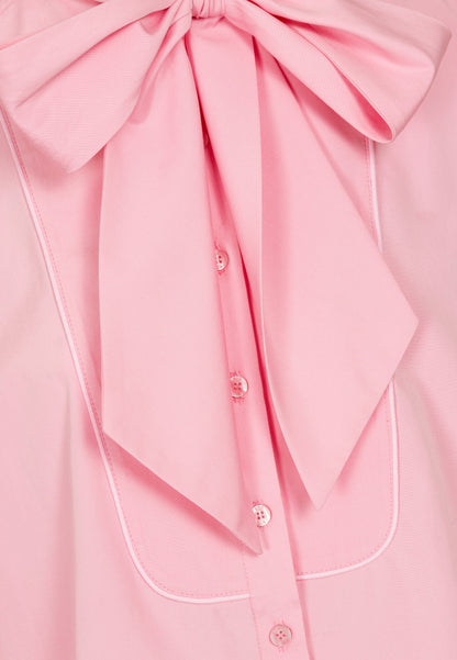 Blouse with a tie at the neck, ZOSSEN in pink