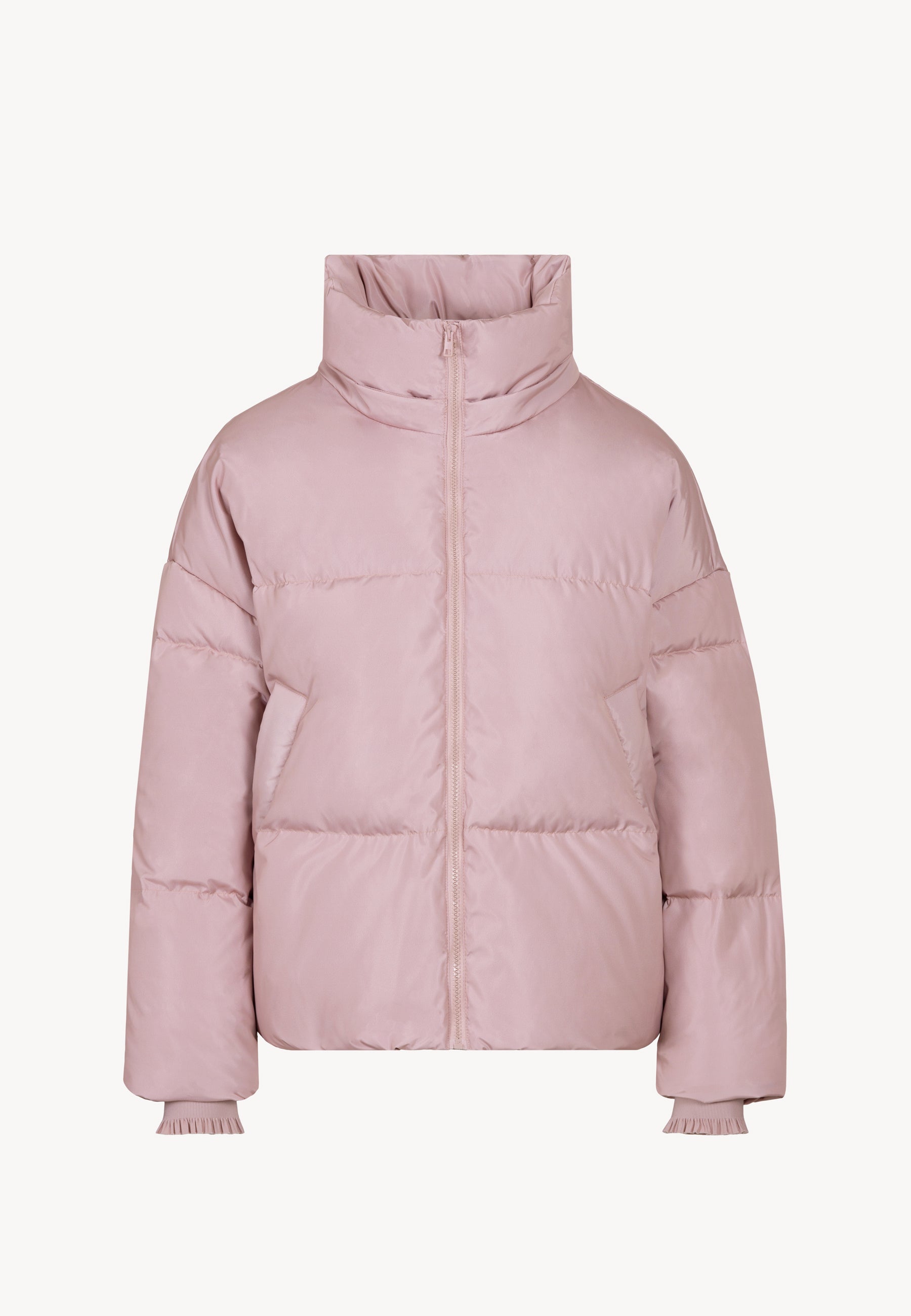 epine é ribbon muffler down coat pink epine é ribbon muffler down coat pink epine é ribbon muffler