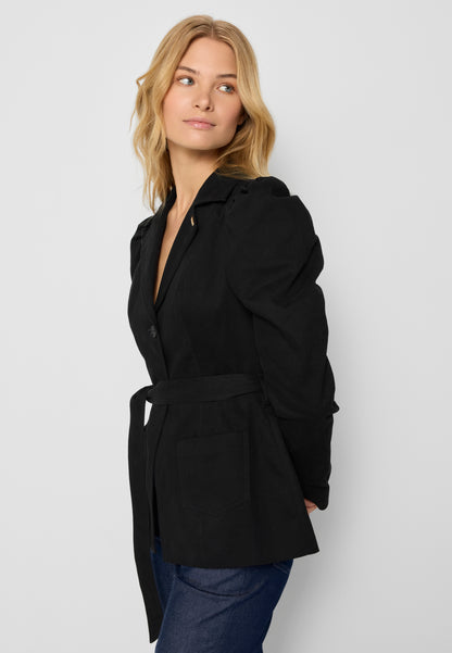 Puffed sleeve blazer DICTINI black