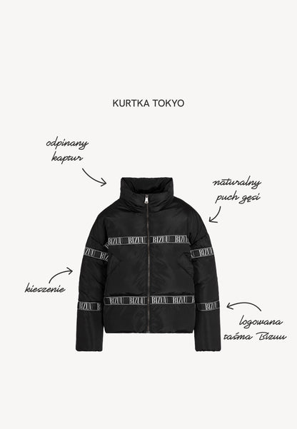 Oversized down jacket TOKYO black