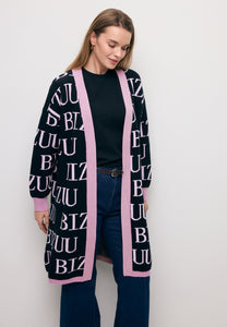 CHIOS black long cardigan