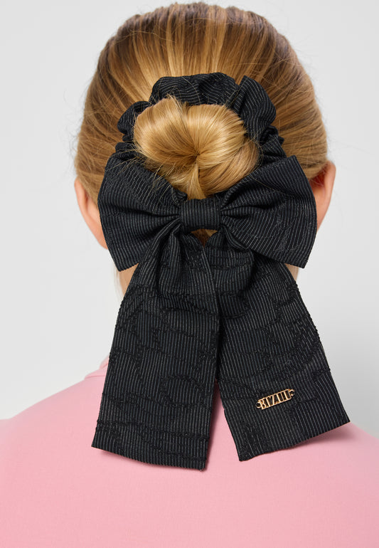 Hair tie with bow LOLLI black