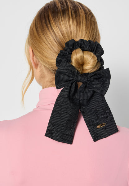 Hair tie with bow LOLLI black