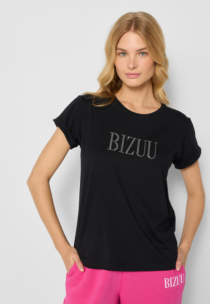 Women's T-shirt HEARTY black