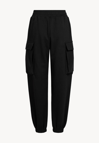 NIARI black cargo sweatpants