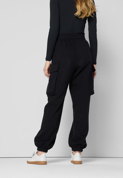 NIARI black cargo sweatpants