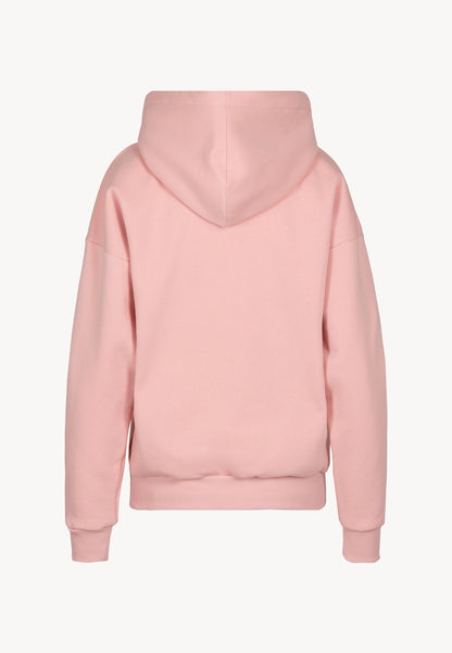 MINDI oversize hooded sweatshirt, salmon