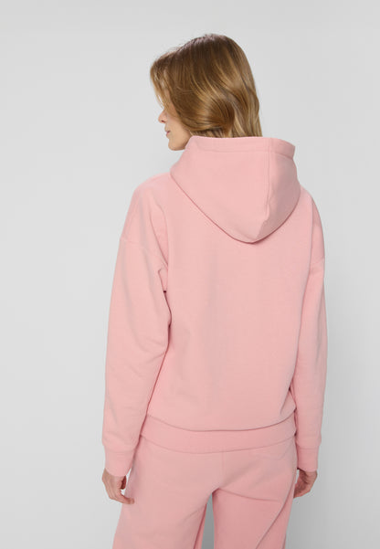 MINDI oversize hooded sweatshirt, salmon