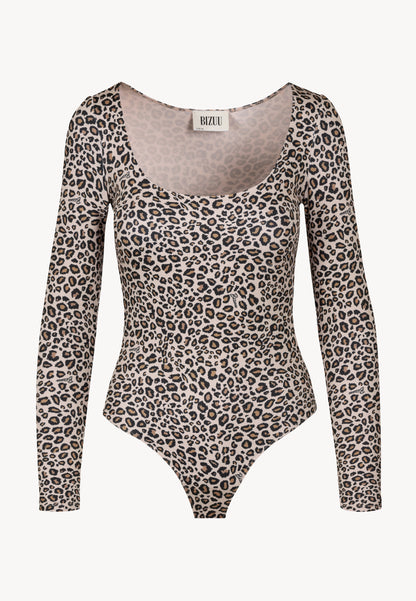 SANDY leopard print body, brown