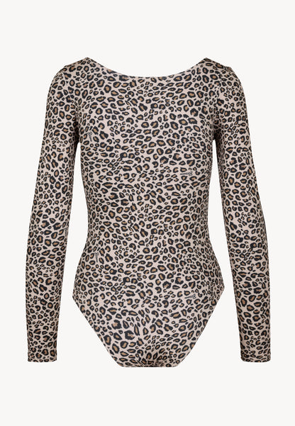 SANDY leopard print body, brown