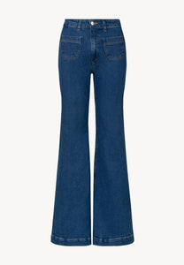 DELPHI denim bell bottoms, blue