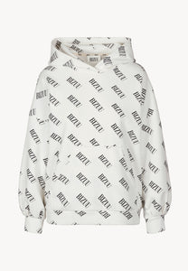 LINDY cream oversized hoodie