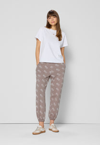 MERING logo sweatpants, beige