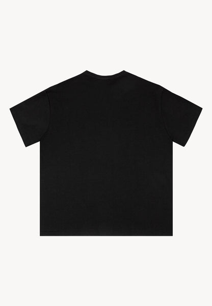 Black T-shirt oversize RALZA