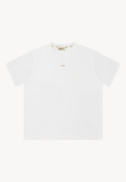 TISHAL white oversize T-shirt