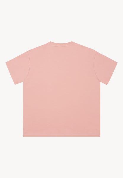 TISHAL salmon oversize T-shirt