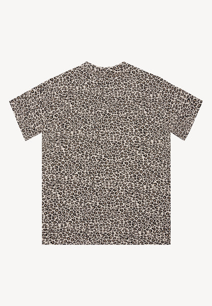 KIRAL leopard print T-shirt, brown