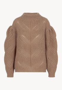 Brown oversize sweater ROSSO