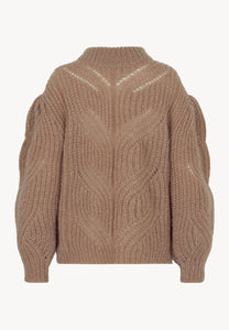 Brown oversize sweater ROSSO