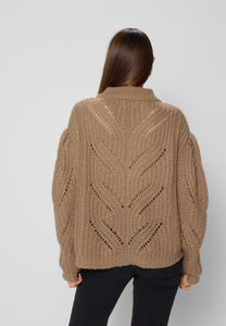 Brown oversize sweater ROSSO
